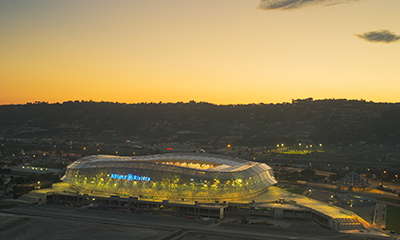 Estádio Allianz Riviera - Vista geral externa